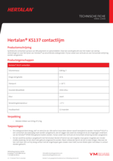 Hertalan KS137 contactlijm - TF
